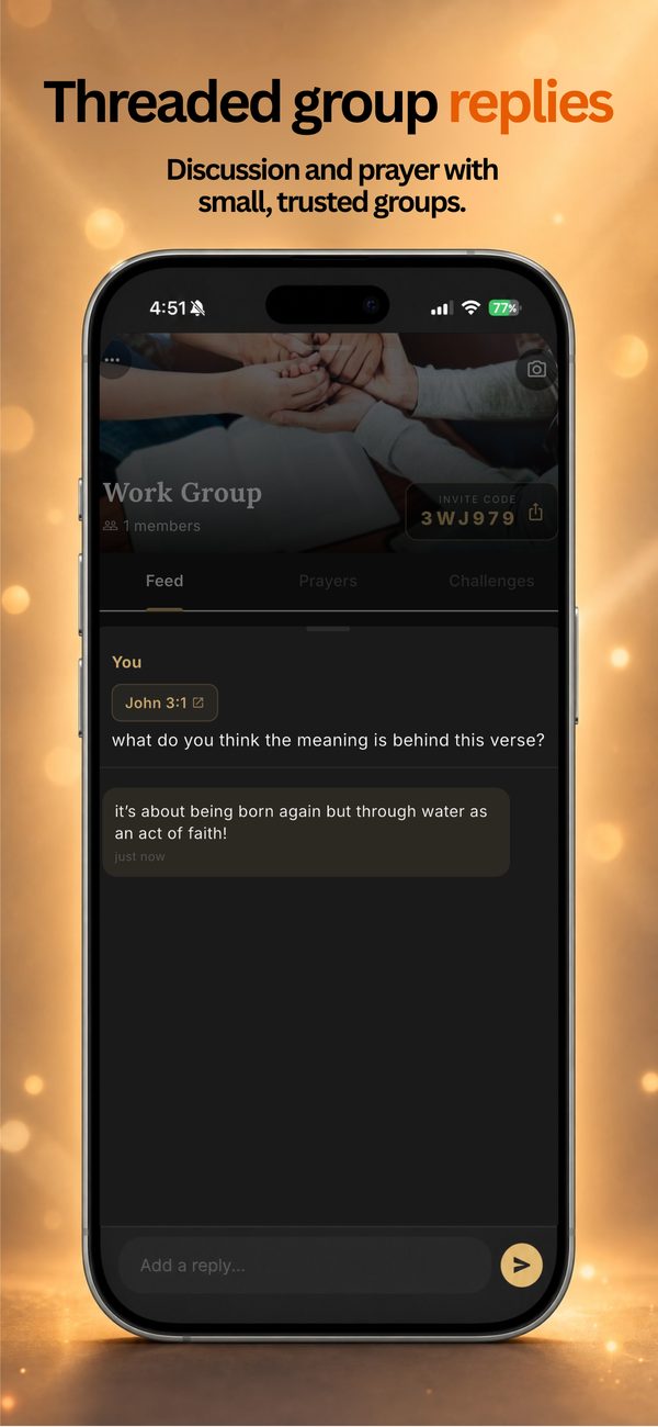 Group discussion threads